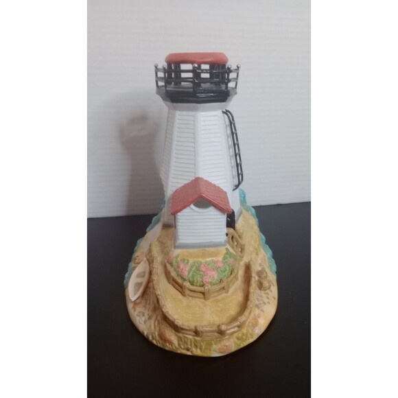 2003 PARTY LITE EXCLUSIVE "PLYMOUTH LIGHT" PORCELAIN CANDLE HOLDER - Picture 2 of 5